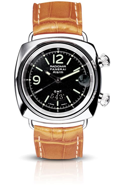 panerai alarm gmt radiomir|radiomir Panerai price.